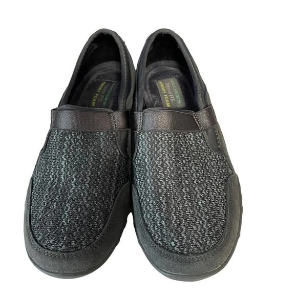 Skechers Women's Relaxed Fit‎ Breathe Easy Deal Me Shoe Charcoal Size 6.5 - Picture 2 of 8